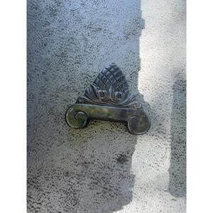 Sheffield Silverplate Acorn Pineapple Napkin Holder Letter Rack Desk Organizer